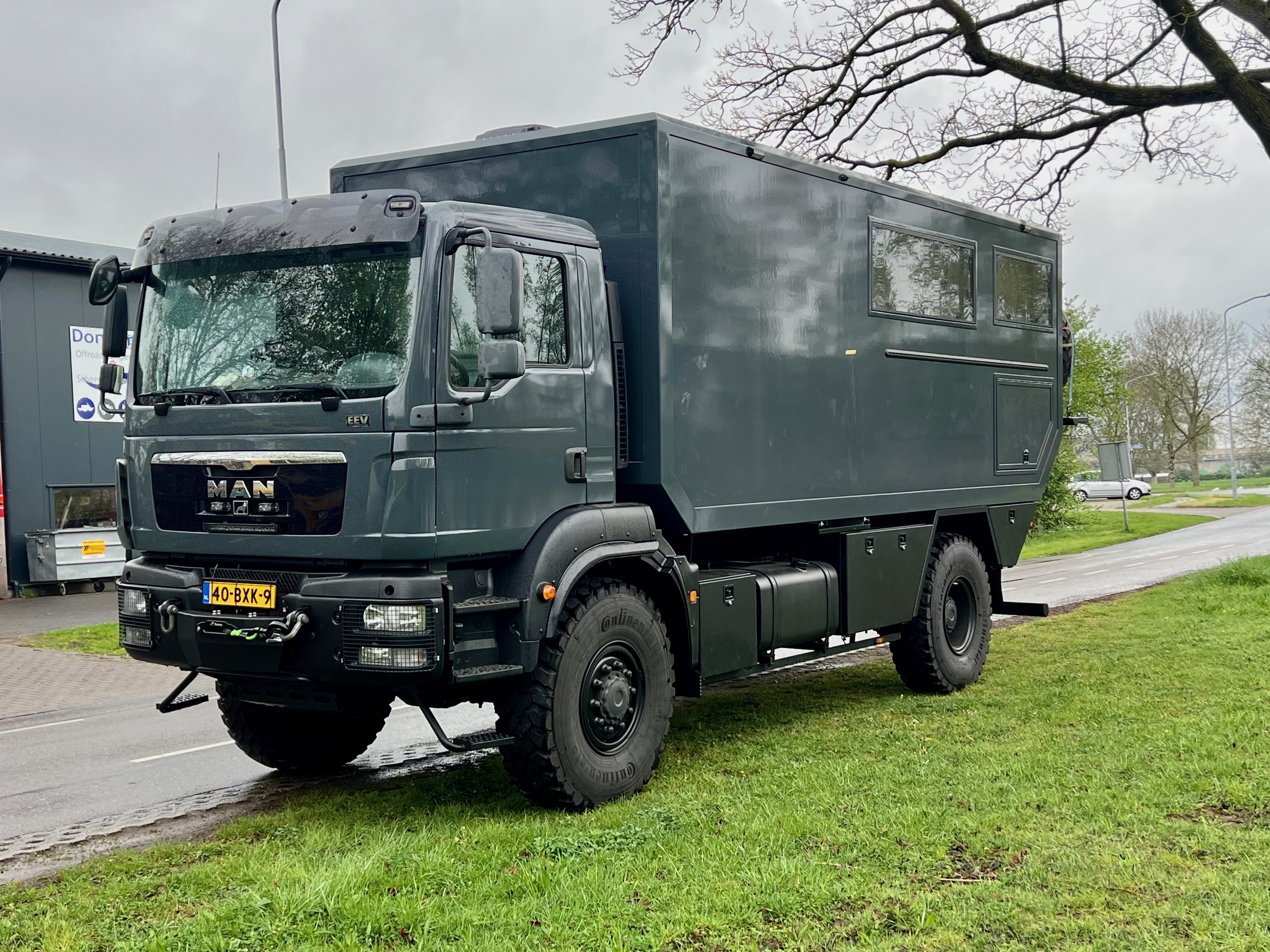 De Expedition Truck in aanbouw